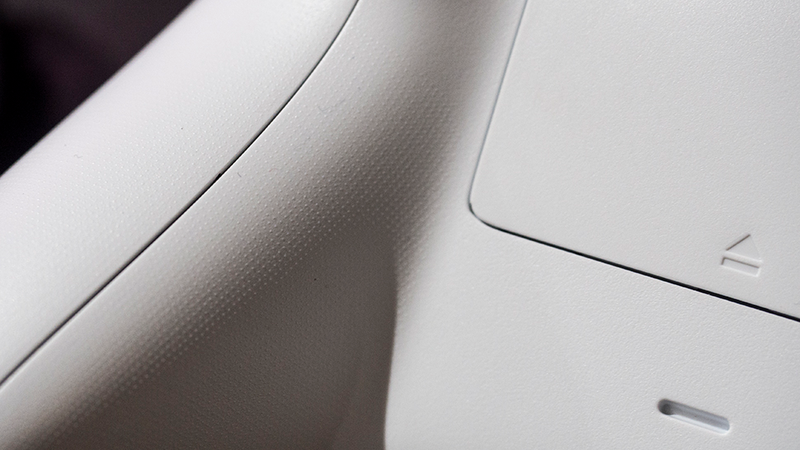 The back is textured for your hands’ pleasure.
